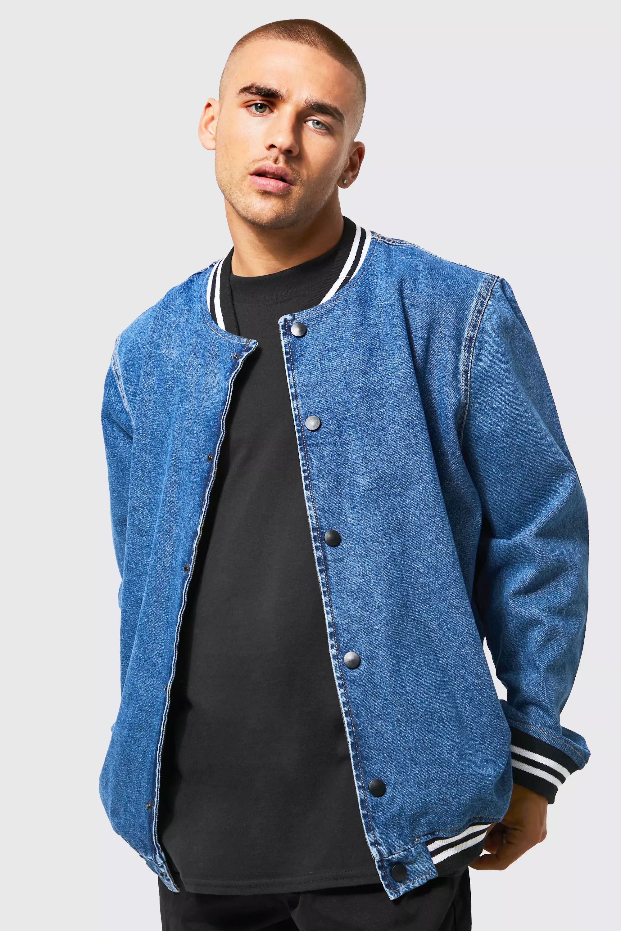 Bomber top jacket jeans